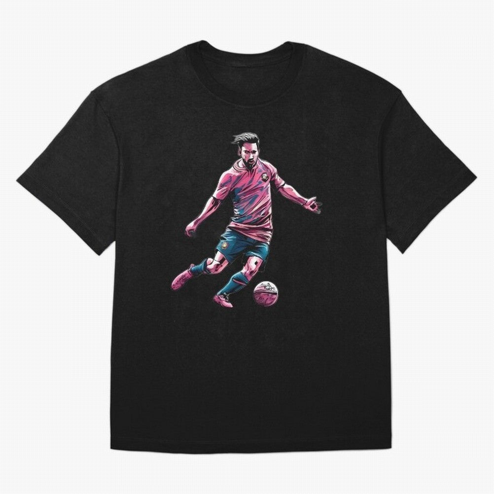 Lionel Messi watercolor drawing Classic T-Shirt Showcase Match Day Hype around FIFA World Cup 2026, Messi and Cristiano Ronaldo, France, Match Day Excitement, Supporter Culture, Golden Goals and Global Football Passion; Made for Die Hard