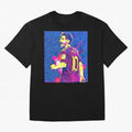 Lionel Messi art Oversized T-Shirt Show Support during FIFA World Cup 2026 USA Canada Mexico Filled with Mbappe, Portugal Energy, Stadium Chants, National Pride, Trophy Dreams and Unforgettable Football Memories; Great for Watch Parties, Sports