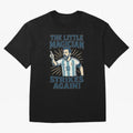 Messi - The Magician Oversized T-Shirt Bring a Champion Mindset to Global Football Passion for FIFA World Cup 2026 Group Stage, Celebrating CR7 and Messi, England, Supporter Pride, Iconic Celebrations, Legendary Names and Global Match Day Energy;