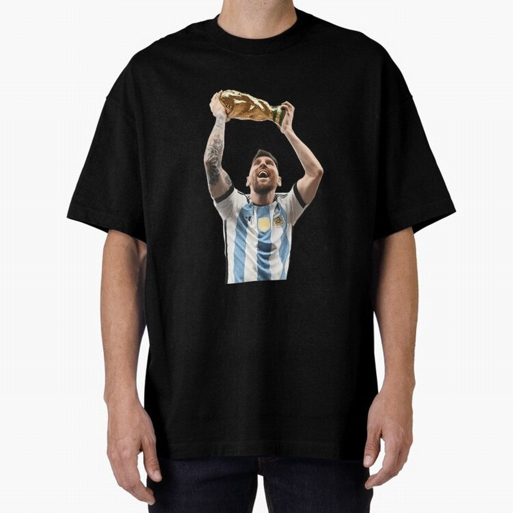 Lionel Messi Lifting The World Cup Essential T-Shirt Treasure FIFA World Cup 2026 USA Canada Mexico Driven by Mbappe, France Energy, Champion Mindset, Group Stage Buzz, Knockout Tension and Passionate Fan Culture; Ideal for Football Dads, Football