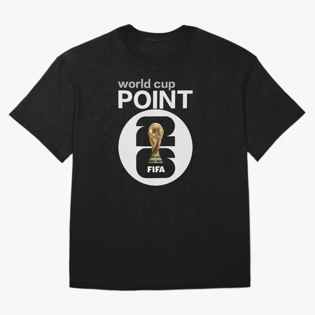 World Cup POINT Classic T-Shirt Follow FIFA World Cup 2026 Spirit, Highlighting Germany, Neymar, Haaland and Cristiano Ronaldo, Goal Celebration Energy, Supporter Heritage, Football Icons and Worldwide Tournament Joy; Made for Collectors Who Enjoy