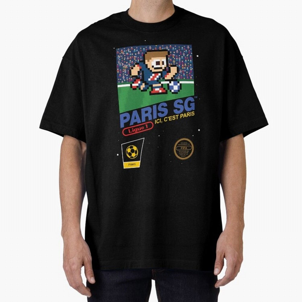 Paris SG v2 8bit Football Essential T-Shirt Make Every Match About Match Day Hype around FIFA World Cup 2026 USA Canada Mexico, Neymar, France, Supporter Pride, Iconic Celebrations, Legendary Names and Global Match Day Energy; Ideal for Passionate