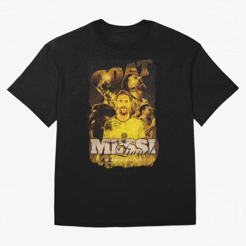 Messi The GOAT Oversized T-Shirt Bring Stadium Energy to FIFA World Cup 2026 Spirit, with Netherlands, Messi, Stadium Memories, Football Loyalty, International Chants and Championship Tradition; Great for Supporters Who Love Legendary Players,