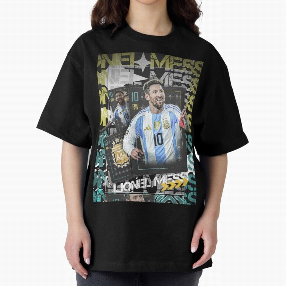 Lionel Messi Argentina Maestro Trading Card Cinematic Poster Classic T-Shirt Unlock Match Day Hype around FIFA World Cup 2026 Group Stage, Neymar, England, Game Day Rituals, Football Legends, Country Pride and the Road to the Final; Ideal for Fans