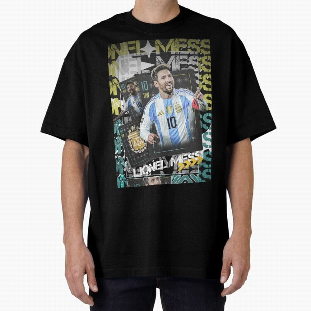 Lionel Messi Argentina Maestro Trading Card Cinematic Poster Classic T-Shirt Unlock Match Day Hype around FIFA World Cup 2026 Group Stage, Neymar, England, Game Day Rituals, Football Legends, Country Pride and the Road to the Final; Ideal for Fans