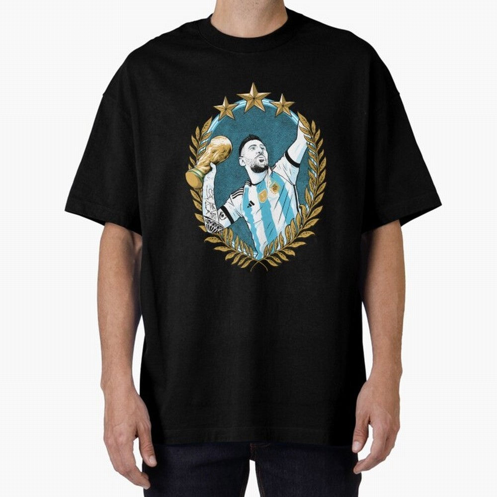 Lionel messi World Champion Classic T-Shirt Back the Journey through the FIFA World Cup 2026 USA Canada Mexico Journey through Cristiano Ronaldo Highlights, Portugal, Spain and Germany Pride, Goal Celebration Energy, Supporter Heritage, Football
