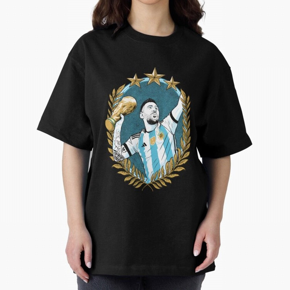 Lionel messi World Champion Classic T-Shirt Back the Journey through the FIFA World Cup 2026 USA Canada Mexico Journey through Cristiano Ronaldo Highlights, Portugal, Spain and Germany Pride, Goal Celebration Energy, Supporter Heritage, Football