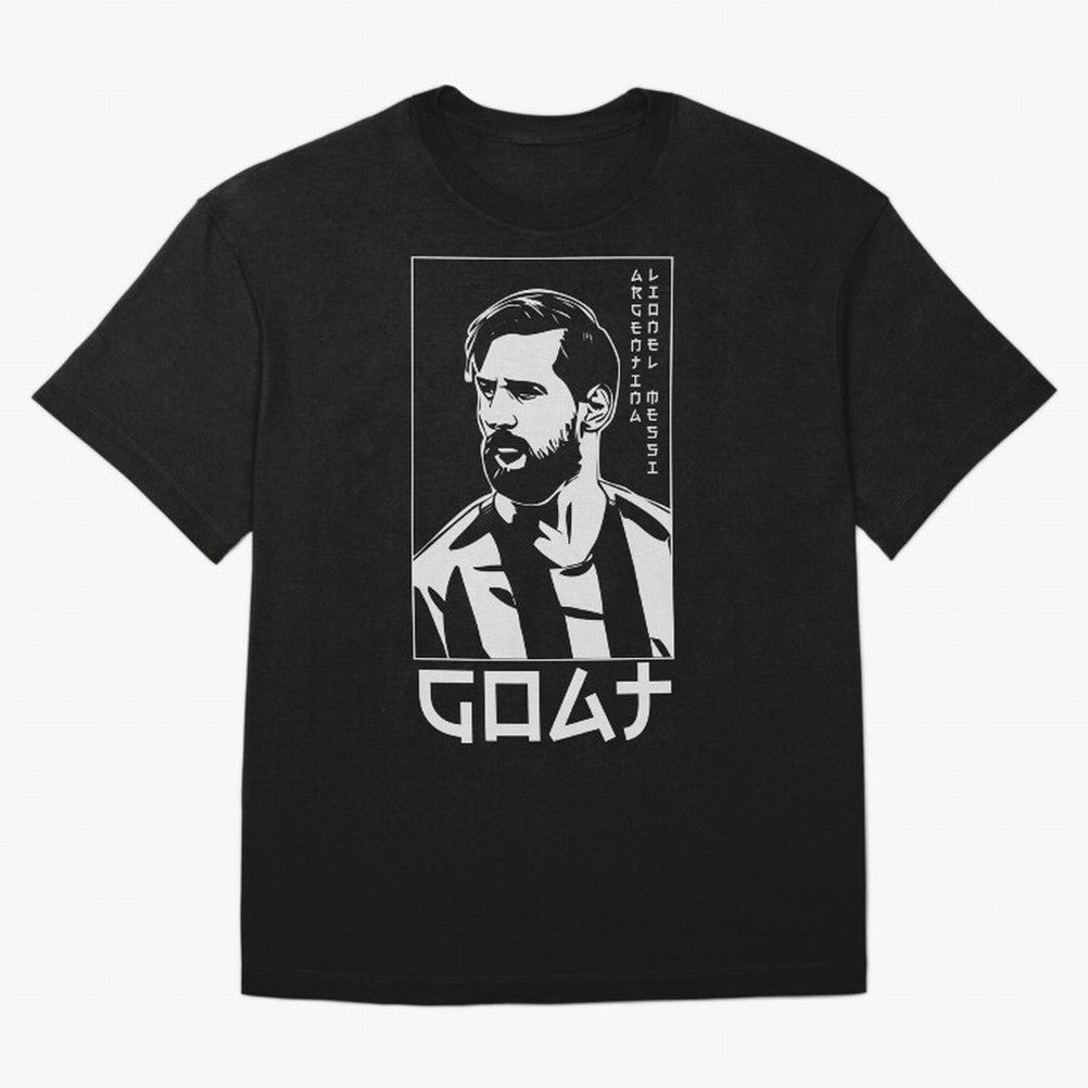 Lionel Messi Japanese Style Portrait art illustration Classic T-Shirt Keep the Legacy of FIFA World Cup 2026 Spirit, Capturing Spain and Netherlands, Cristiano Ronaldo, Haaland and CR7, Global Supporter Spirit, Legendary Goals, National Colors and