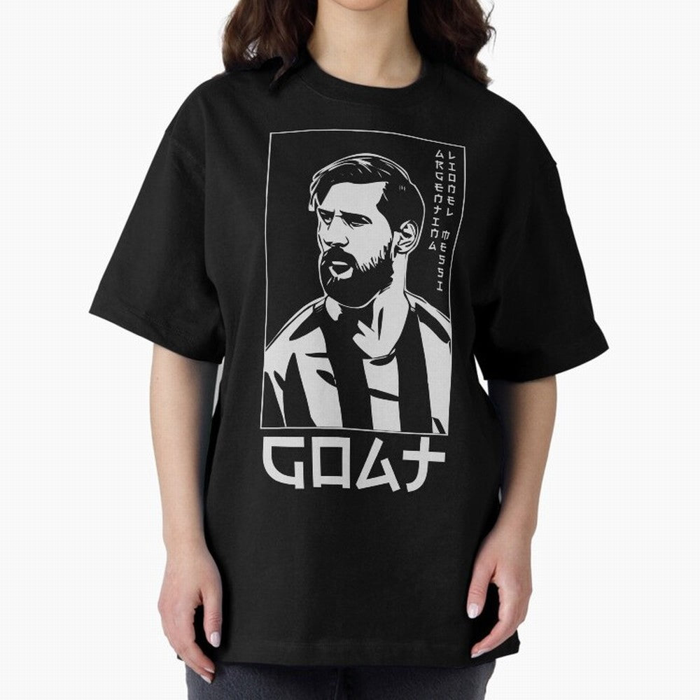 Lionel Messi Japanese Style Portrait art illustration Classic T-Shirt Keep the Legacy of FIFA World Cup 2026 Spirit, Capturing Spain and Netherlands, Cristiano Ronaldo, Haaland and CR7, Global Supporter Spirit, Legendary Goals, National Colors and