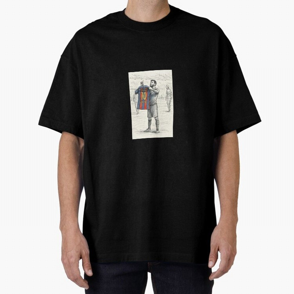 Lionel Messi Iconic Celebration Urban Sketch Classic T-Shirt Show Your Stadium Side during FIFA World Cup 2026 Spirit, Filled with Argentina, Neymar, Haaland and Cristiano Ronaldo, Soccer Culture, Superstar Moments, National Team Dreams and