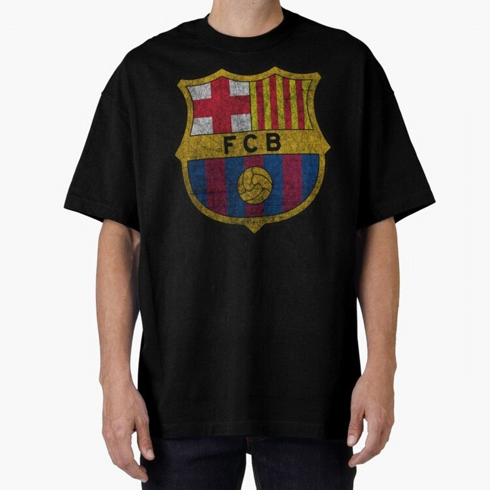 fc barcelona Oversized T-Shirt Stand Proud for FIFA World Cup 2026 Group Stage Centered on Messi and Cristiano Ronaldo, England, France and Netherlands Energy, Retro Football Energy, Iconic Rivalries, Trophy Chase Drama and Stadium Atmosphere;