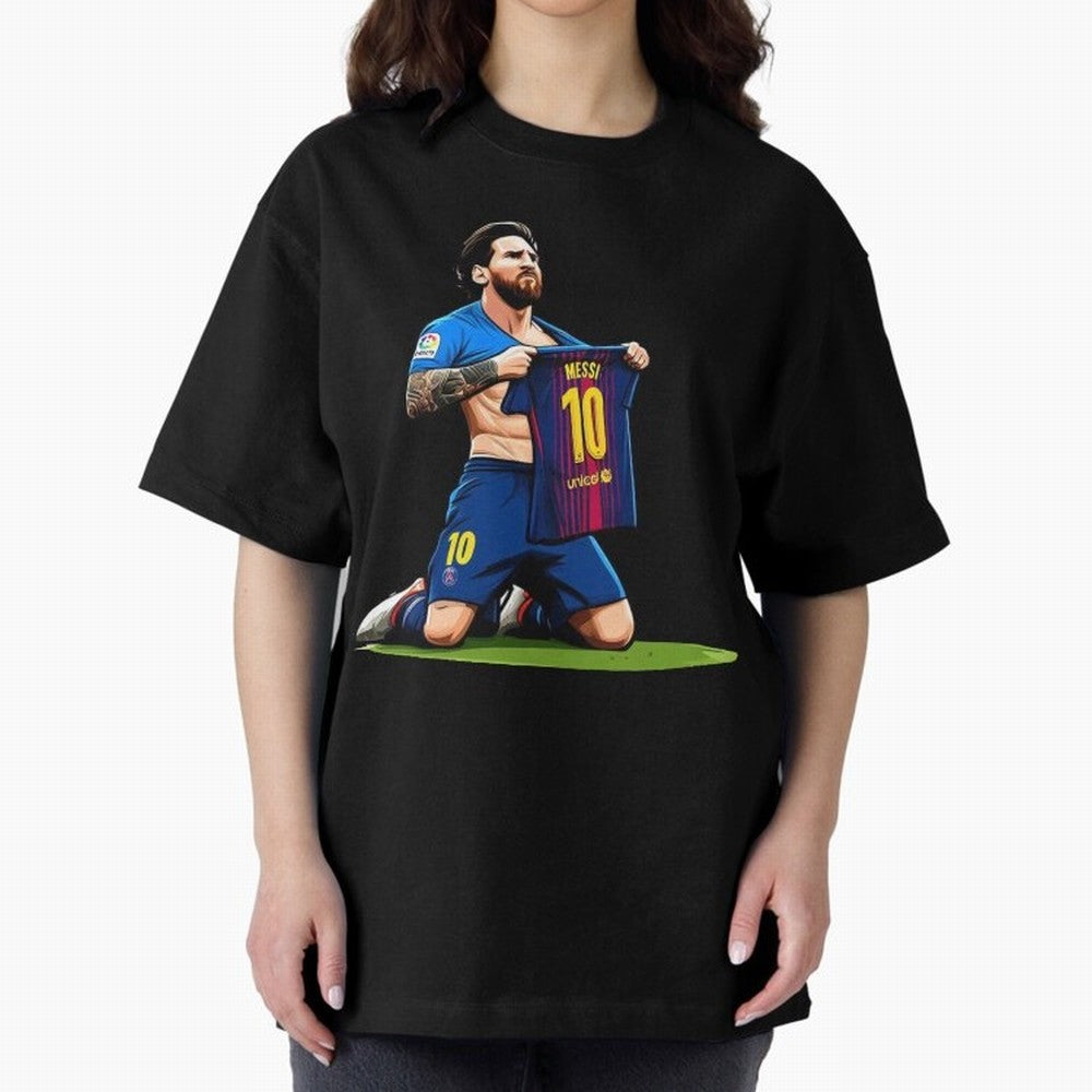 Lionel Messi's Barcelona T-Shirt 10 Classic T-Shirt Join the Global Buzz around Global Football Passion for FIFA World Cup 2026 USA Canada Mexico, Capturing Neymar, Spain and Netherlands, Football Festival Excitement, Trophy Ambitions, Country