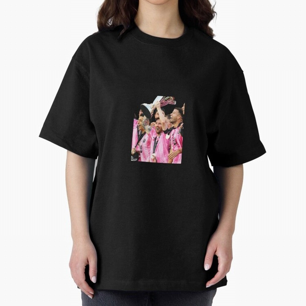 Inter Miami MLS Oversized T-Shirt Feel the Heartbeat of Global Football Passion for FIFA World Cup 2026 Group Stage, Inspired by Messi, France and Portugal, Worldwide Fan Energy, Dramatic Goals, Stadium Lights and Championship Celebrations; Ideal