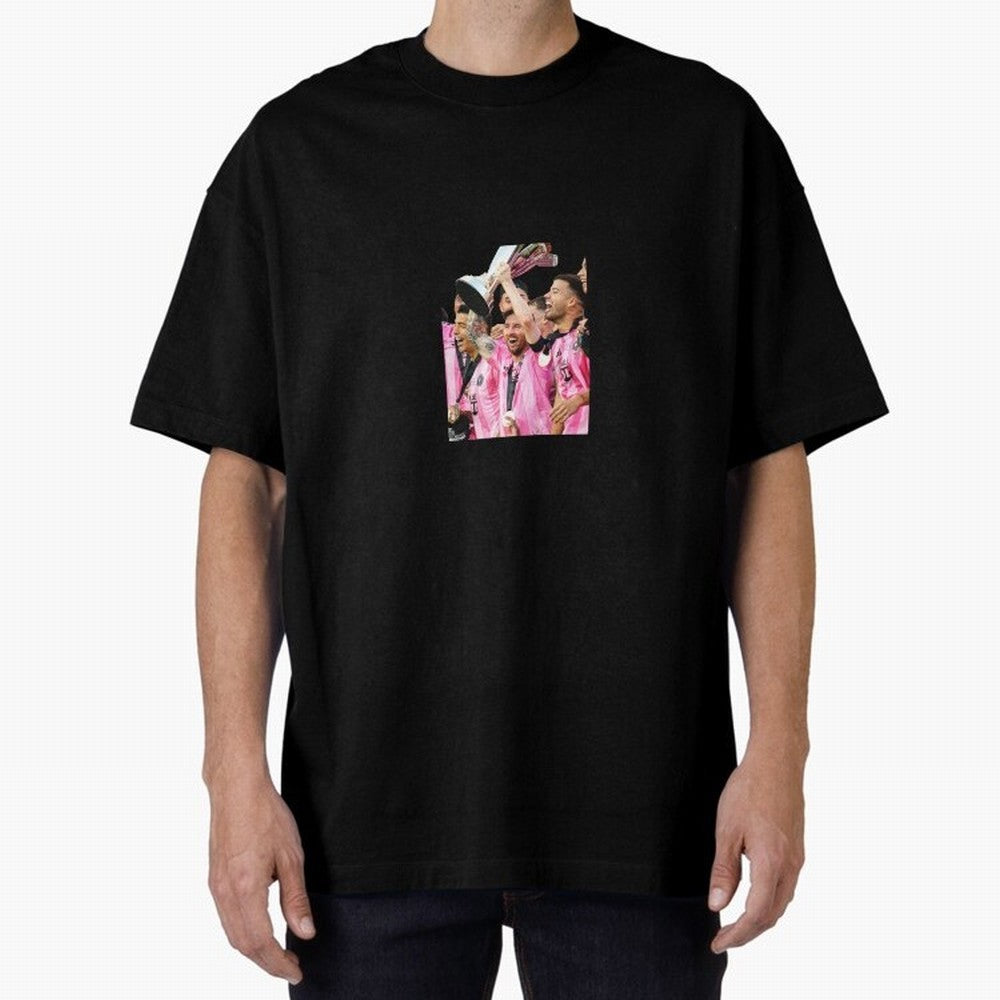 Inter Miami MLS Oversized T-Shirt Feel the Heartbeat of Global Football Passion for FIFA World Cup 2026 Group Stage, Inspired by Messi, France and Portugal, Worldwide Fan Energy, Dramatic Goals, Stadium Lights and Championship Celebrations; Ideal
