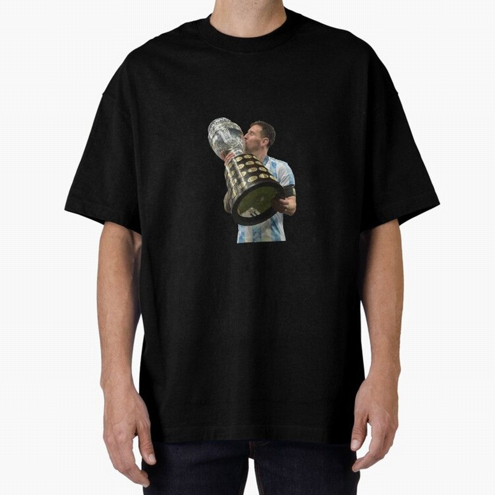 Messi Cup Oversized T-Shirt Relive FIFA World Cup 2026 USA Canada Mexico Inspired by Haaland, Spain and Netherlands Energy, Goal Celebration Energy, Supporter Heritage, Football Icons and Worldwide Tournament Joy; Ideal for Football Dads, Football
