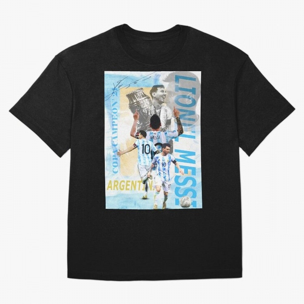 Lionel Messi Argentina Champion Poster Classic T-Shirt Stand Out with Spirit from the FIFA World Cup 2026 Journey through Haaland Highlights, France Pride, Champion Mindset, Group Stage Buzz, Knockout Tension and Passionate Fan Culture; Great for