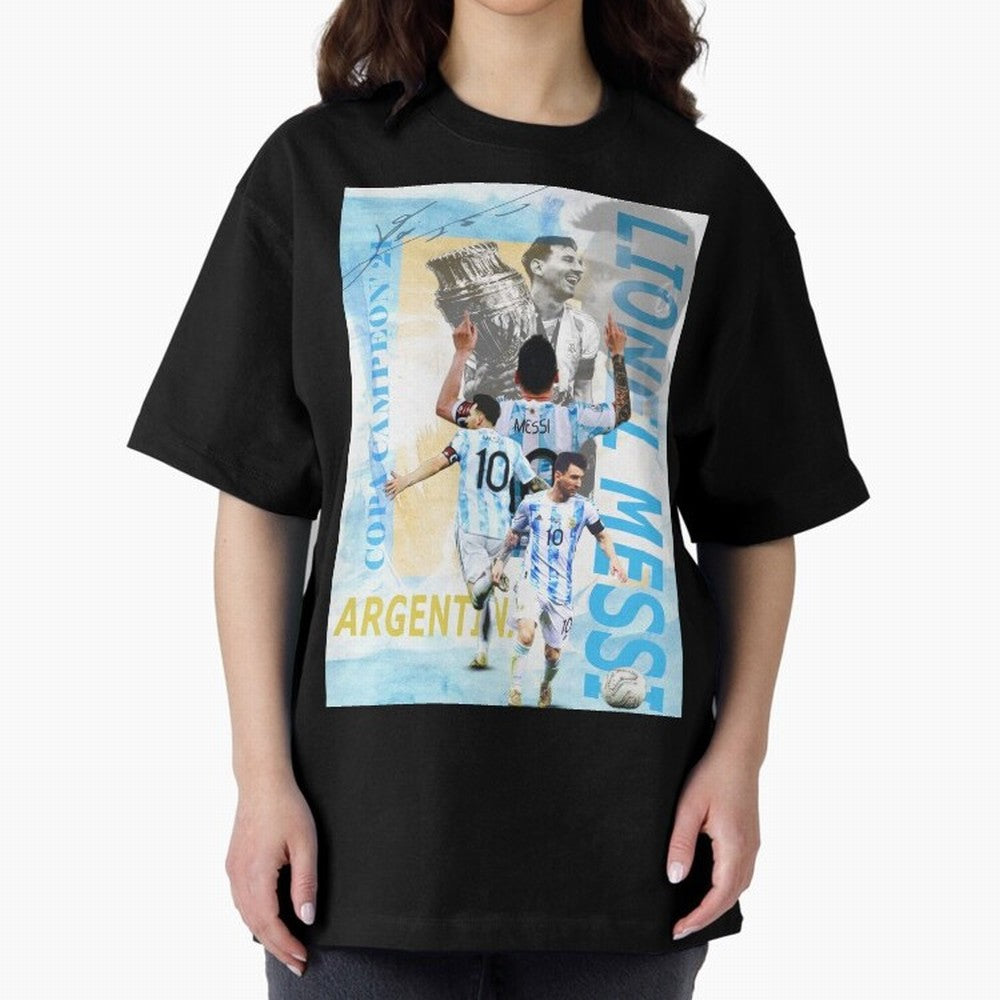 Lionel Messi Argentina Champion Poster Classic T-Shirt Stand Out with Spirit from the FIFA World Cup 2026 Journey through Haaland Highlights, France Pride, Champion Mindset, Group Stage Buzz, Knockout Tension and Passionate Fan Culture; Great for