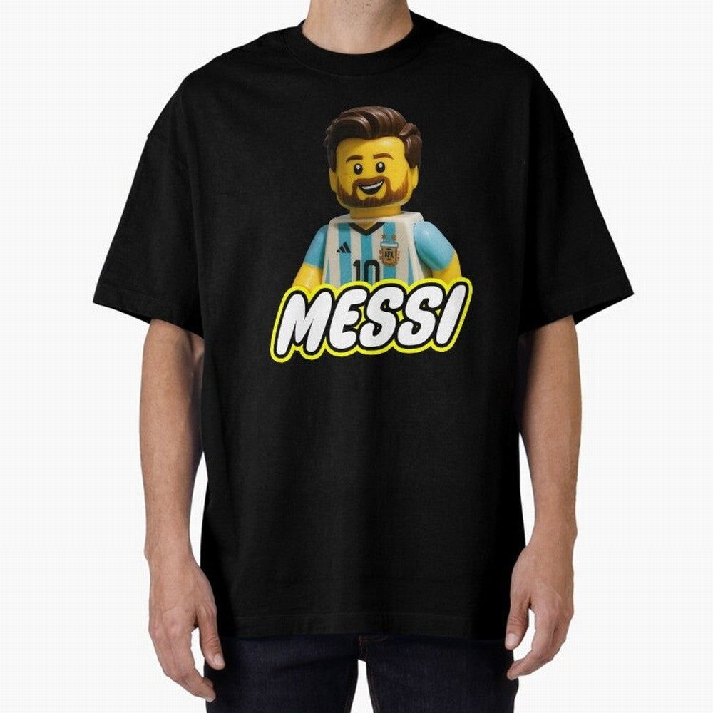 Block Leo Oversized T-Shirt Feel the Heartbeat of FIFA World Cup 2026 for Fans of Neymar and Argentina, Bringing Worldwide Fan Energy, Dramatic Goals, Stadium Lights and Championship Celebrations; Ideal for Football Dads, Football Moms, Friends,