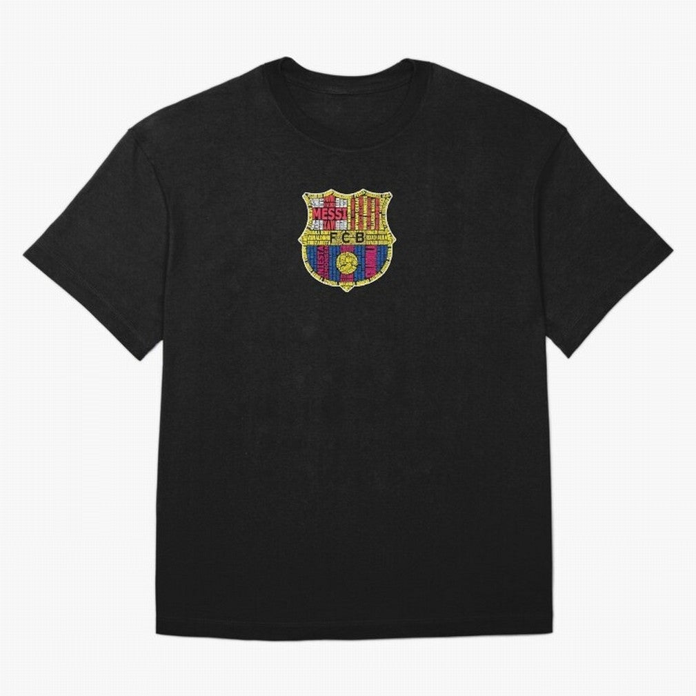 BAR-CE-LON-A Logo FC Merchandise Classic T-Shirt Capture Match Day Hype around FIFA World Cup 2026 USA Canada Mexico, Messi and Cristiano Ronaldo, Germany, Sports Nostalgia, International Competition, Famous Players and Unforgettable Victories;