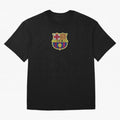 BAR-CE-LON-A Logo FC Merchandise Classic T-Shirt Capture Match Day Hype around FIFA World Cup 2026 USA Canada Mexico, Messi and Cristiano Ronaldo, Germany, Sports Nostalgia, International Competition, Famous Players and Unforgettable Victories;