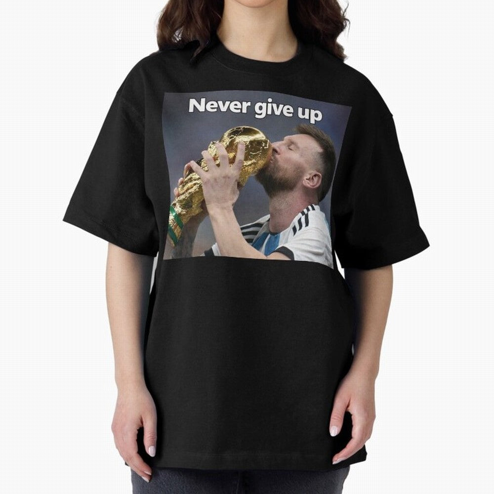 Messi Oversized T-Shirt Bring a Vintage Feel to the FIFA World Cup 2026 Journey through Cristiano Ronaldo Highlights, Spain Pride, Stadium Memories, Football Loyalty, International Chants and Championship Tradition; Great for Watch Parties, Sports
