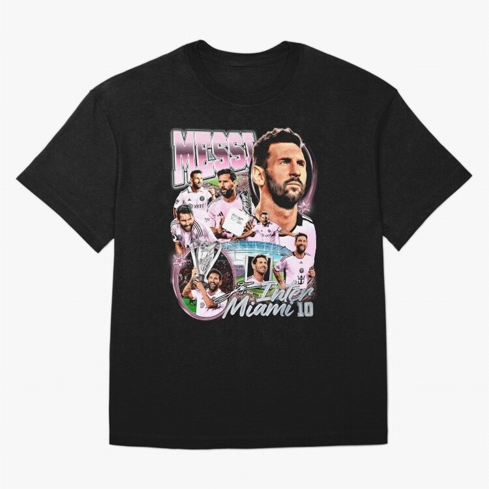 Lionel Messi Inter Miami Retro Vintage bootleg rap tee Classic T-Shirt Celebrate Unforgettable Nights in FIFA World Cup 2026 Spirit, Built around Argentina and Brazil, Neymar, Haaland and Cristiano Ronaldo, Tournament Hype, Historic Matchups,