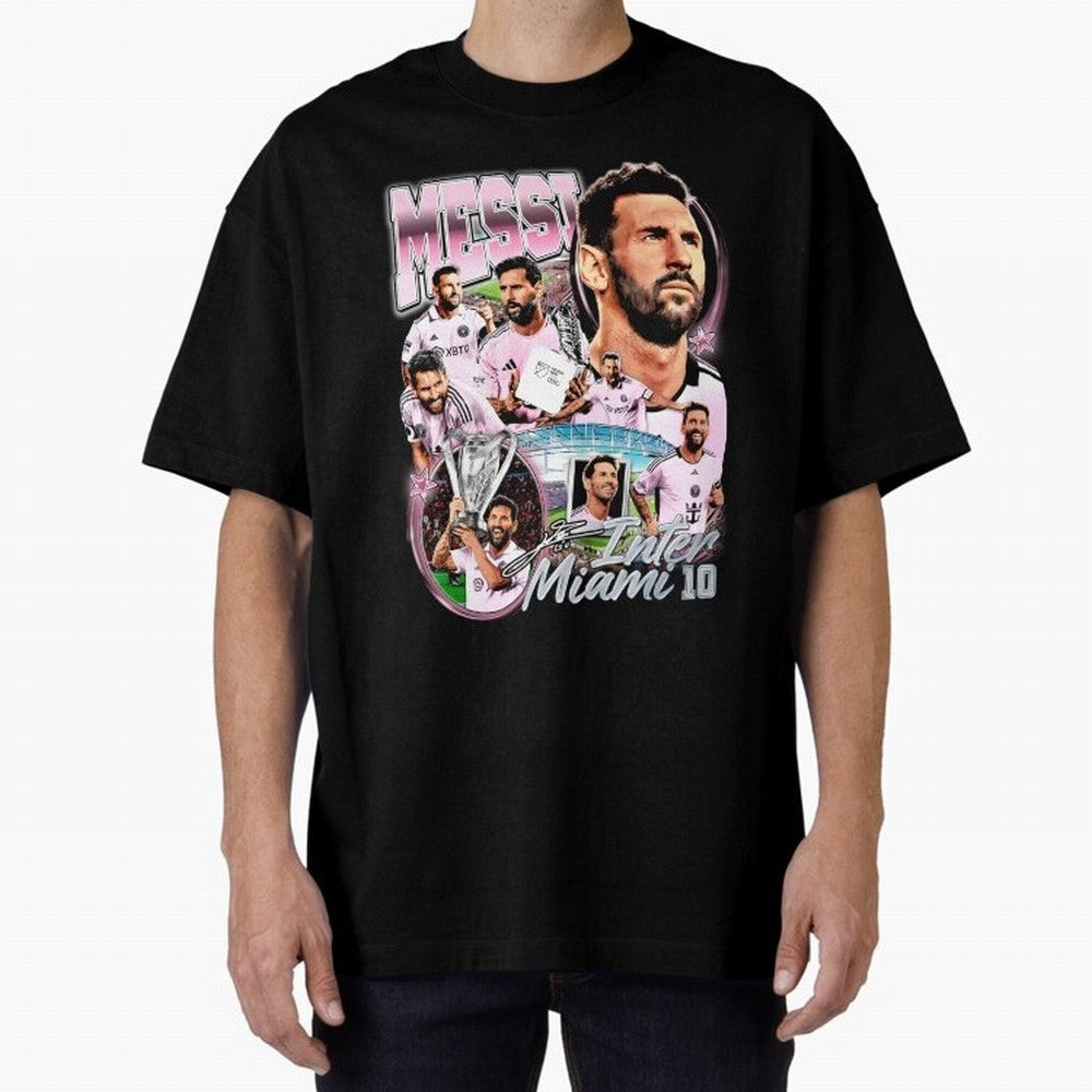 Lionel Messi Inter Miami Retro Vintage bootleg rap tee Classic T-Shirt Celebrate Unforgettable Nights in FIFA World Cup 2026 Spirit, Built around Argentina and Brazil, Neymar, Haaland and Cristiano Ronaldo, Tournament Hype, Historic Matchups,