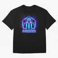 ?Argentina Football Legend Messi Cyberpunk Retro Futurist Design (Version 2) Classic T-Shirt Support Iconic Players in FIFA World Cup 2026 Group Stage Connected to Messi, CR7 and Mbappe, Portugal Energy, Football Passion, Legendary Performances,