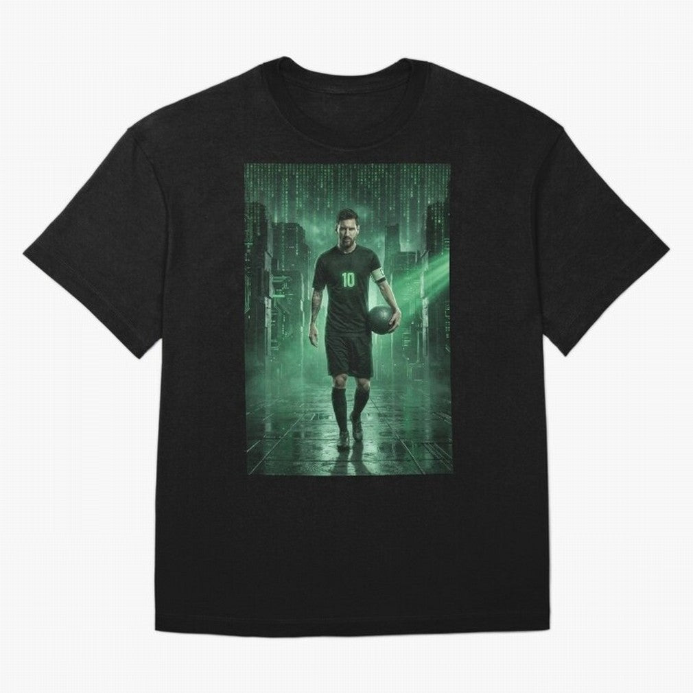 The Legend Lionel Messi Inside The Matrix Realm (Version 2) Classic T-Shirt Refresh Match Day Hype around FIFA World Cup 2026 USA Canada Mexico, Messi, France and Portugal, Football Festival Excitement, Trophy Ambitions, Country Rivalries and Star