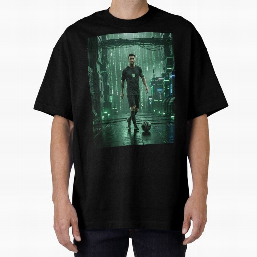 The Legend Lionel Messi Inside The Matrix Realm Classic T-Shirt Unlock Match Day Hype around FIFA World Cup 2026, Cristiano Ronaldo, Haaland and CR7, Argentina and Brazil, Classic Soccer Heritage, Championship Pressure, Fan Loyalty and