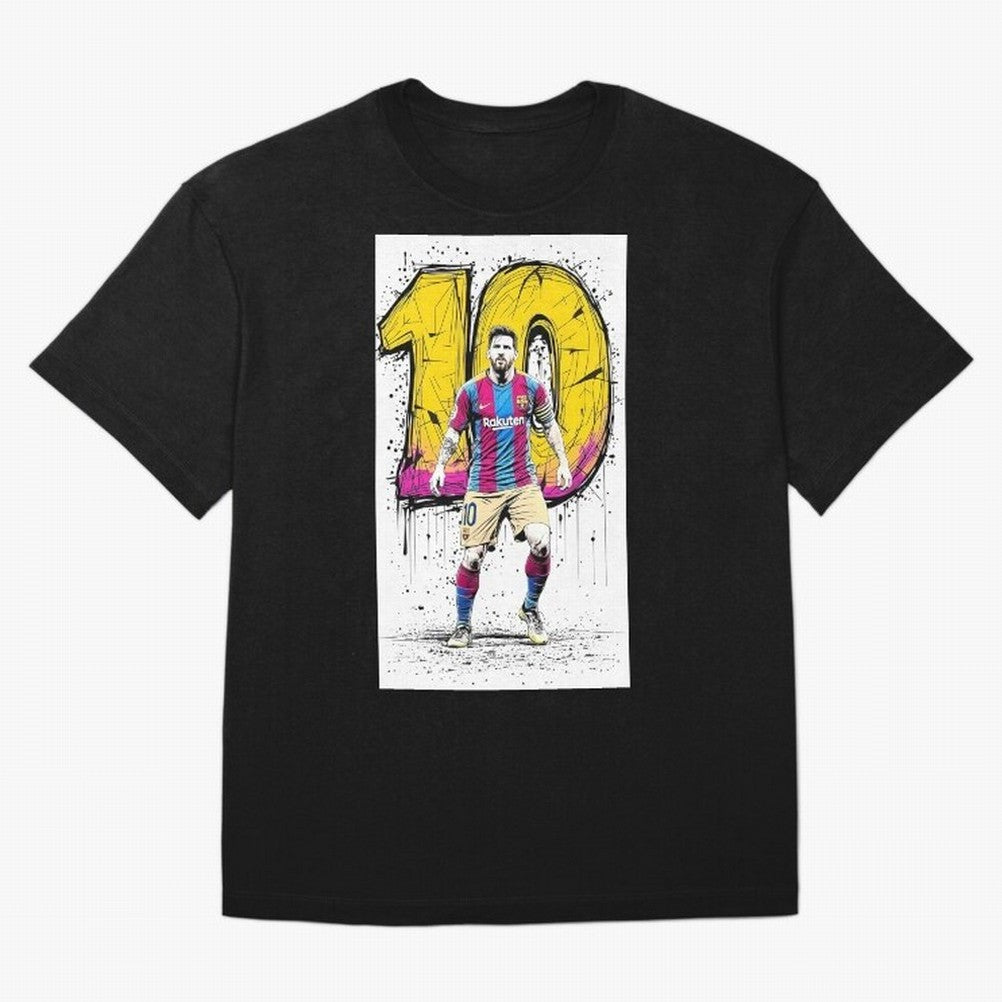 Lionel Messi Barcelona 10 Fan Art Oversized T-Shirt Celebrate Unforgettable Nights in FIFA World Cup 2026 Group Stage Spirit, Built around Argentina, France and Brazil, CR7 and Messi, Supporter Pride, Iconic Celebrations, Legendary Names and Global