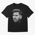 Lionel Messi Signed Boxy T-Shirt Honor the Beautiful Game during Match Day Hype around FIFA World Cup 2026, Mbappe and Neymar, Brazil, Supporter Pride, Iconic Celebrations, Legendary Names and Global Match Day Energy; Perfect for Supporters Who