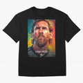Lionel Messi Football Soccer Player Colorful Modern Portrait Classic T-Shirt Show Championship Spirit for Global Football Passion for FIFA World Cup 2026, Highlighting CR7, Germany, Football History, Final Match Energy, Crowd Noise and Once in a
