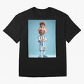 Lionel Messi Soccer Caricature Cartoon Football Legend Classic T-Shirt Stand with FIFA World Cup 2026 USA Canada Mexico Featuring Messi, Neymar and Mbappe, Netherlands Energy, Championship Spirit, Famous Goals, Roaring Crowds and International