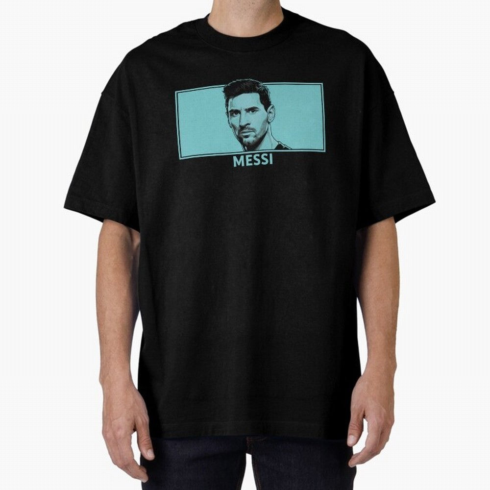 Messi Portrait - The Legend of Football Classic T-Shirt Get Ready for Match Day Hype around FIFA World Cup 2026 Group Stage, Mbappe and Neymar, France and Portugal, Vintage Soccer Flavor, Modern Football Stars, National Flags and Final Night