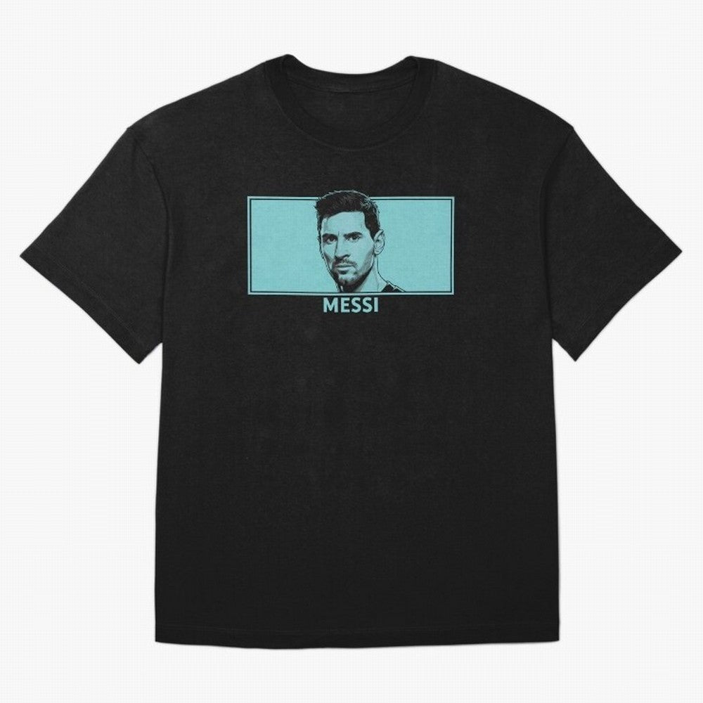 Messi Portrait - The Legend of Football Classic T-Shirt Get Ready for Match Day Hype around FIFA World Cup 2026 Group Stage, Mbappe and Neymar, France and Portugal, Vintage Soccer Flavor, Modern Football Stars, National Flags and Final Night