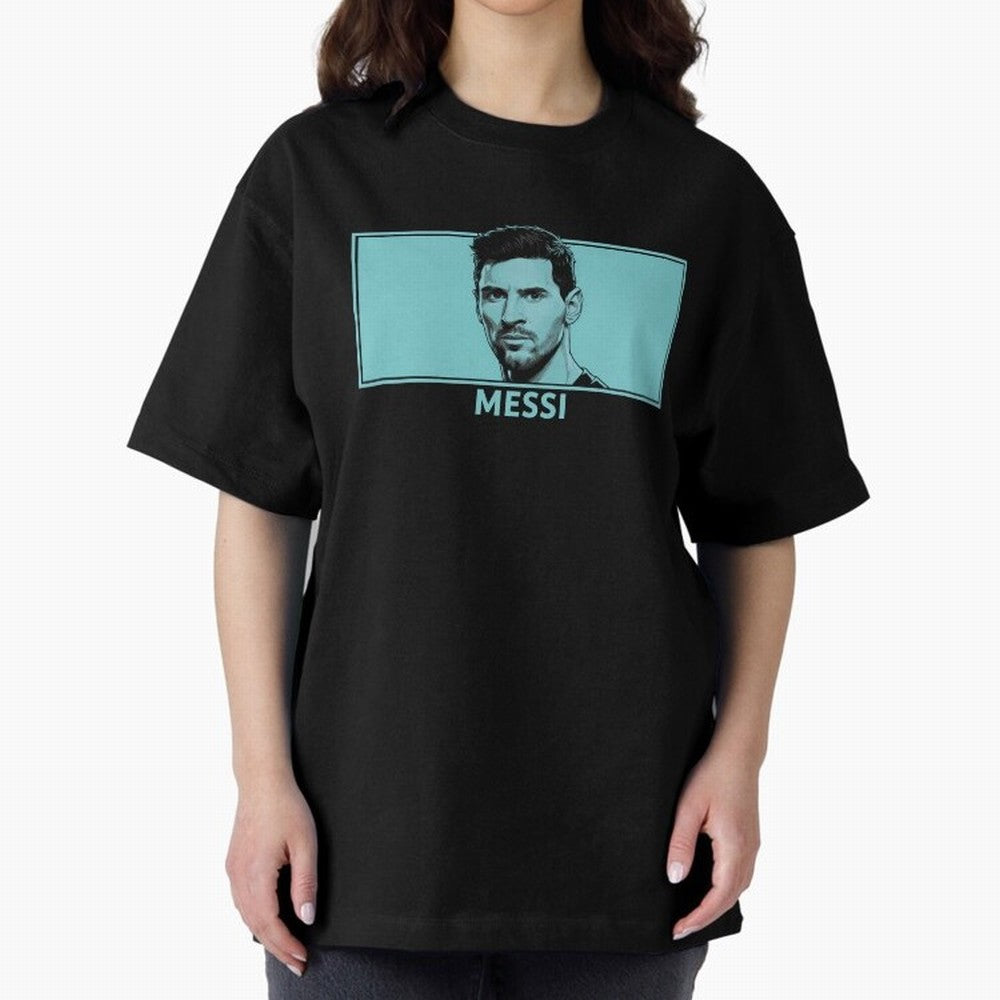 Messi Portrait - The Legend of Football Classic T-Shirt Get Ready for Match Day Hype around FIFA World Cup 2026 Group Stage, Mbappe and Neymar, France and Portugal, Vintage Soccer Flavor, Modern Football Stars, National Flags and Final Night