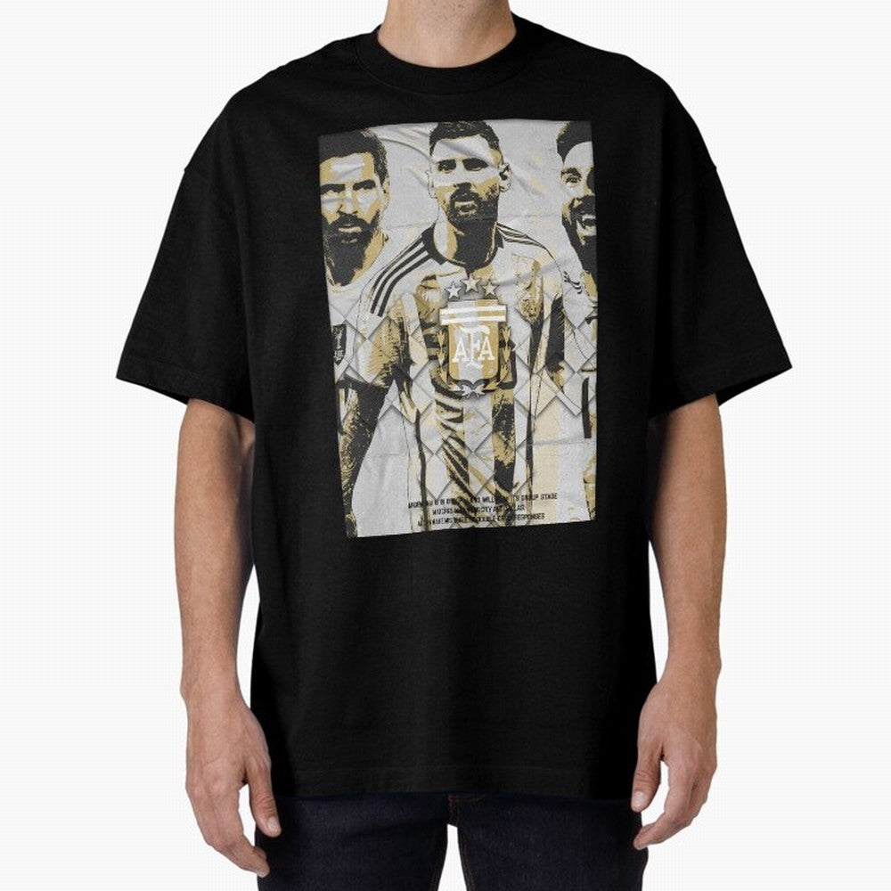 Messi AFA World Cup Champion Art Classic T-Shirt Support the Legends of Global Football Passion for FIFA World Cup 2026 USA Canada Mexico, Highlighting Haaland, England, Supporter Pride, Iconic Celebrations, Legendary Names and Global Match Day