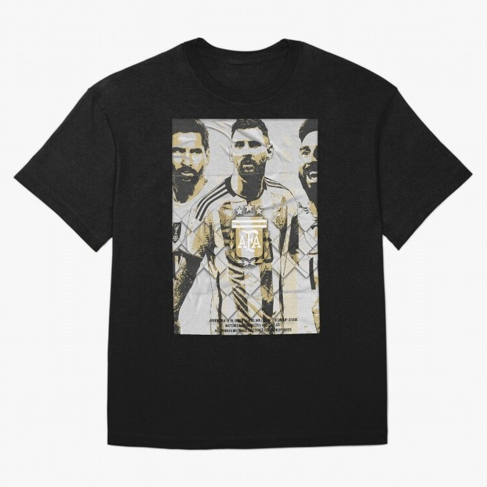 Messi AFA World Cup Champion Art Classic T-Shirt Support the Legends of Global Football Passion for FIFA World Cup 2026 USA Canada Mexico, Highlighting Haaland, England, Supporter Pride, Iconic Celebrations, Legendary Names and Global Match Day