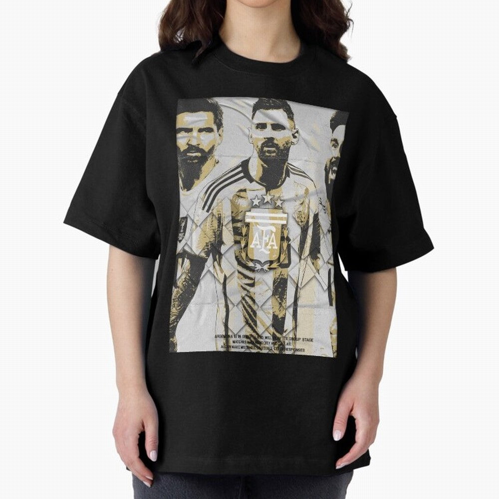 Messi AFA World Cup Champion Art Classic T-Shirt Support the Legends of Global Football Passion for FIFA World Cup 2026 USA Canada Mexico, Highlighting Haaland, England, Supporter Pride, Iconic Celebrations, Legendary Names and Global Match Day