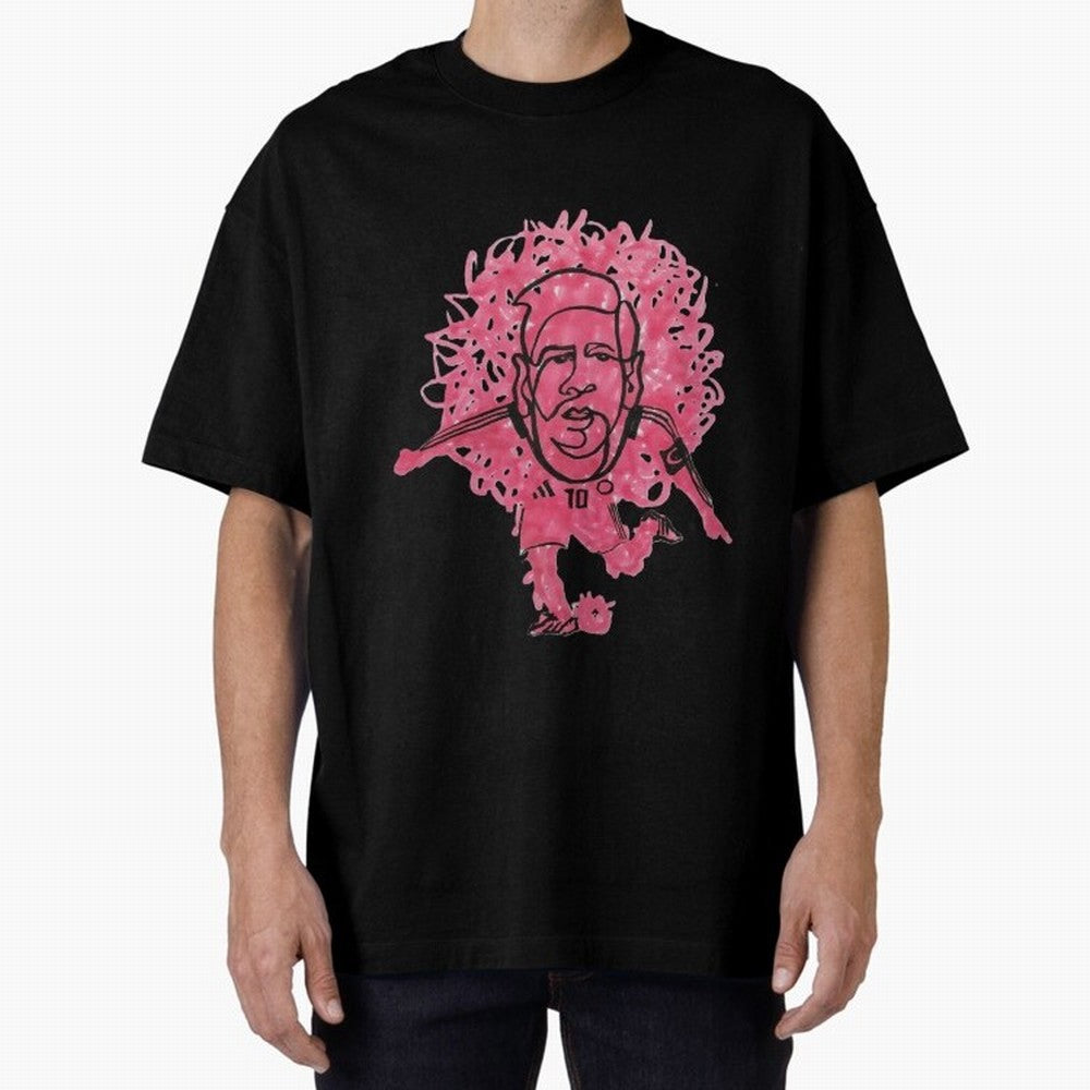 Mr Messi Oversized T-Shirt Spotlight FIFA World Cup 2026 Spirit, Filled with England and Germany, CR7, Retro Football Energy, Iconic Rivalries, Trophy Chase Drama and Stadium Atmosphere; Perfect for Supporters Who Want Bold Football Energy, Global