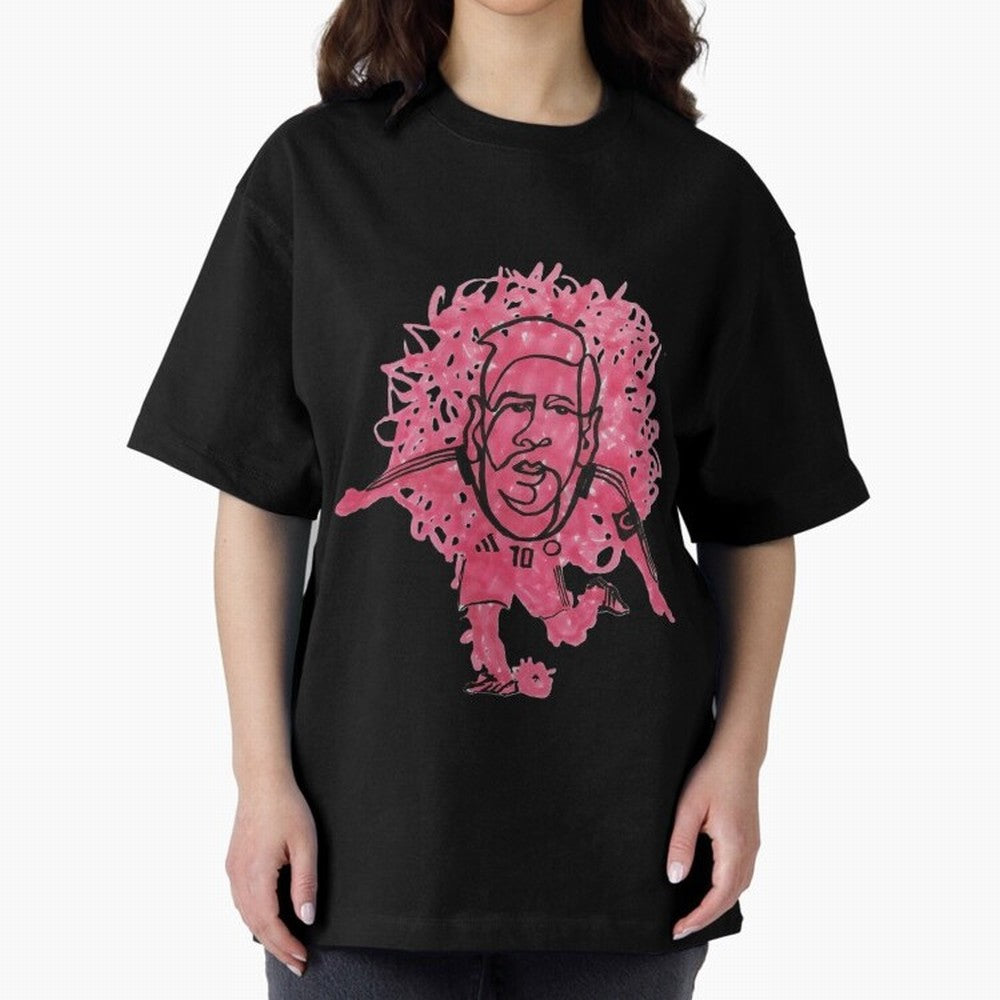 Mr Messi Oversized T-Shirt Spotlight FIFA World Cup 2026 Spirit, Filled with England and Germany, CR7, Retro Football Energy, Iconic Rivalries, Trophy Chase Drama and Stadium Atmosphere; Perfect for Supporters Who Want Bold Football Energy, Global