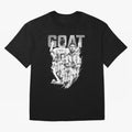 BLACK WHITE GOAT Lionel Messi watercolor illustration Classic T-Shirt Celebrate the Magic of the FIFA World Cup 2026 Journey through Messi and Cristiano Ronaldo Highlights, Brazil Pride, Goal Celebration Energy, Supporter Heritage, Football Icons
