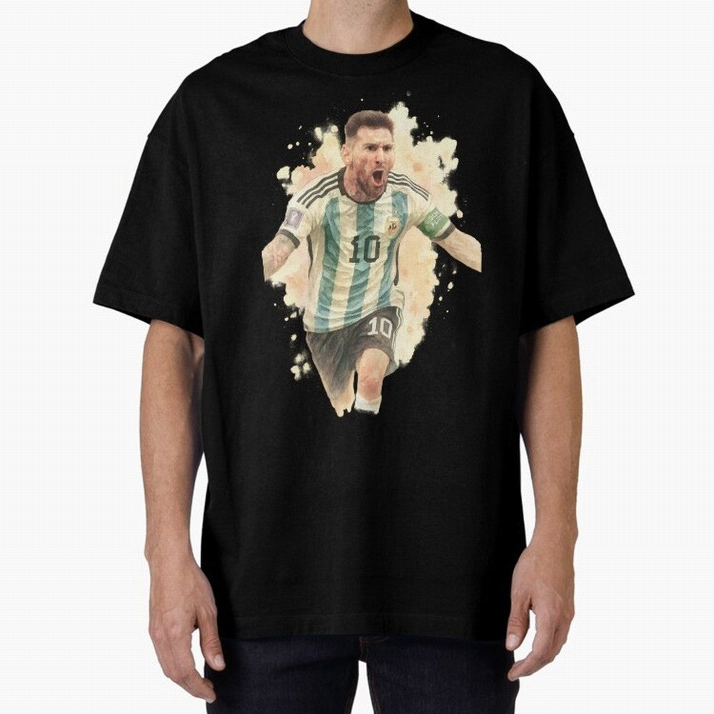 Goaaal Lionel Messi watercolor illustration Classic T-Shirt Turn Football Passion into Match Day Hype around FIFA World Cup 2026, Messi, Spain, Football Passion, Legendary Performances, Festival Vibes and Supporter Community; Created for Match Day