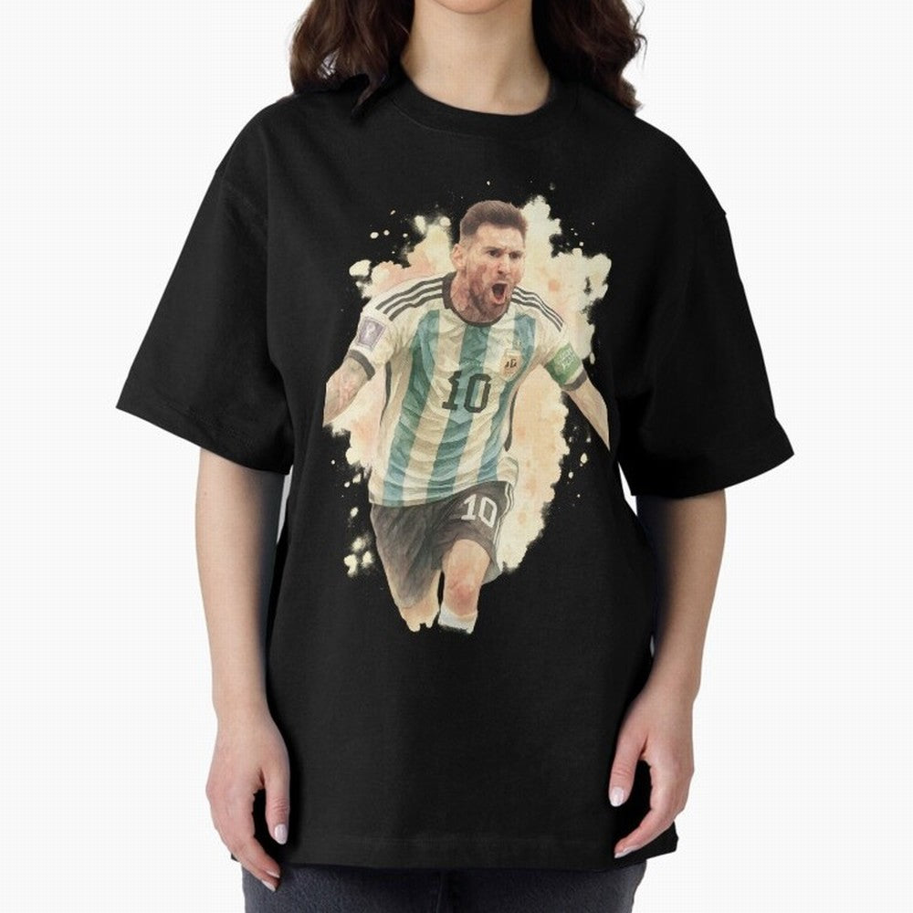 Goaaal Lionel Messi watercolor illustration Classic T-Shirt Turn Football Passion into Match Day Hype around FIFA World Cup 2026, Messi, Spain, Football Passion, Legendary Performances, Festival Vibes and Supporter Community; Created for Match Day