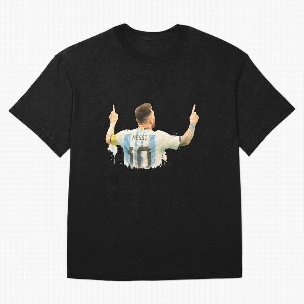 celebration Lionel Messi watercolor illustration Classic T-Shirt Celebrate Soccer Greatness during FIFA World Cup 2026 Featuring Neymar, Brazil, Portugal and Argentina Energy, Global Supporter Spirit, Legendary Goals, National Colors and Tournament