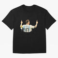 celebration Lionel Messi watercolor illustration Classic T-Shirt Celebrate Soccer Greatness during FIFA World Cup 2026 Featuring Neymar, Brazil, Portugal and Argentina Energy, Global Supporter Spirit, Legendary Goals, National Colors and Tournament