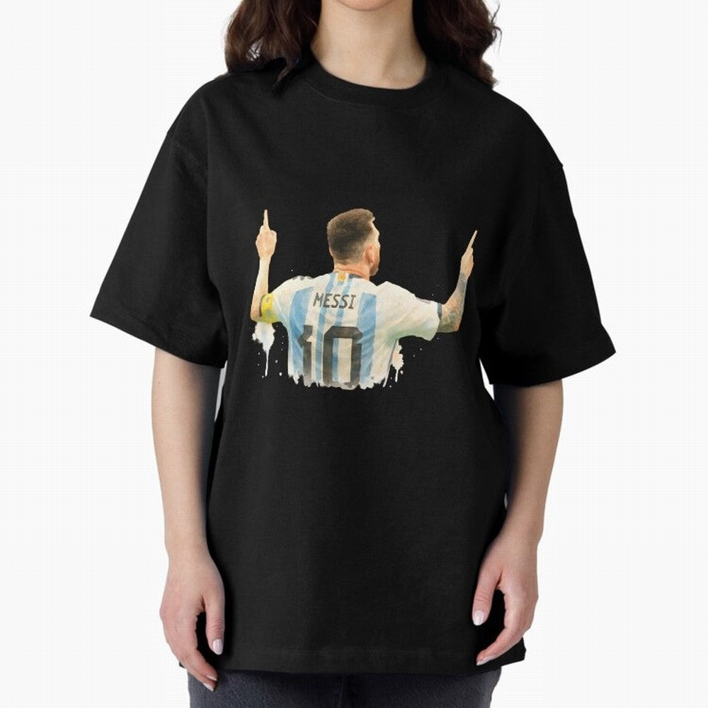 celebration Lionel Messi watercolor illustration Classic T-Shirt Celebrate Soccer Greatness during FIFA World Cup 2026 Featuring Neymar, Brazil, Portugal and Argentina Energy, Global Supporter Spirit, Legendary Goals, National Colors and Tournament