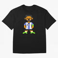 Pixel Pose Messi Oversized T-Shirt Fuel Your Fan Pride for FIFA World Cup 2026 USA Canada Mexico Featuring Mbappe and Neymar, Argentina Energy, Worldwide Fan Energy, Dramatic Goals, Stadium Lights and Championship Celebrations; Ideal for Passionate