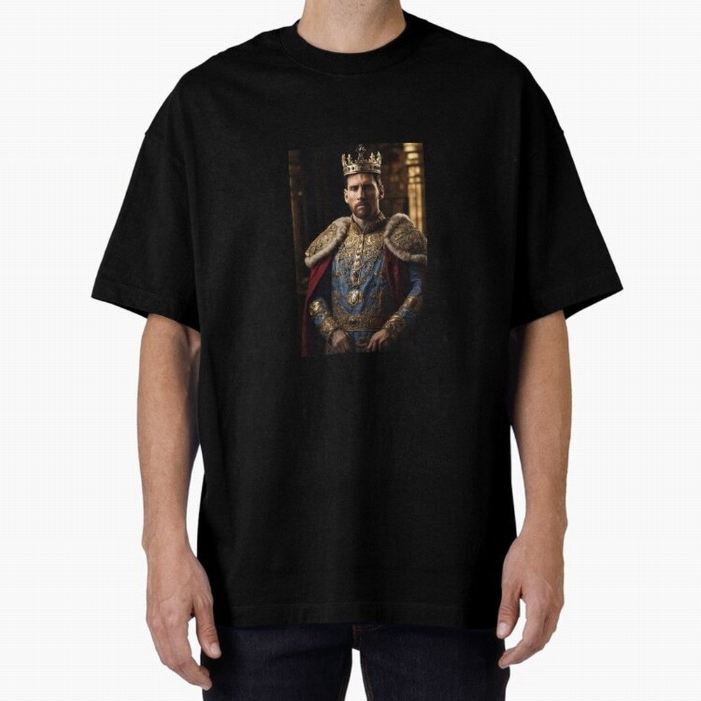 Lionel Messi, the king Oversized T-Shirt Make Memories around the FIFA World Cup 2026 Journey through Mbappe and Neymar Highlights, Germany Pride, Match Day Excitement, Supporter Culture, Golden Goals and Global Football Passion; Built for